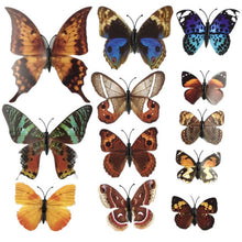 Hot Selling 12PCS 3D PVC Magnet Butterflies DIY Wall Sticker Home Decor Poster for Kids Rooms t Wall Decoration Drop Shipping