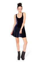 VELVET MULLED WINE EVIL CHEERLEADER 2.0 Women Clothing Party Evening Elegant 2015 Velvet Skater Dresses Pleated Dresses