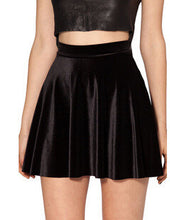 VELVET MULLED WINE EVIL CHEERLEADER 2.0 Women Clothing Party Evening Elegant 2015 Velvet Skater Dresses Pleated Dresses