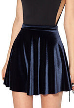 VELVET MULLED WINE EVIL CHEERLEADER 2.0 Women Clothing Party Evening Elegant 2015 Velvet Skater Dresses Pleated Dresses