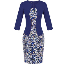 Women One-Piece Faux Jacket 2016 Bodycon Women Fashion Sheath Dress Office Lady Patchwork Tunic Knee Length Work Pencil Dresses