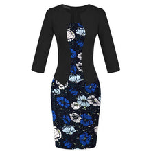 Women One-Piece Faux Jacket 2016 Bodycon Women Fashion Sheath Dress Office Lady Patchwork Tunic Knee Length Work Pencil Dresses