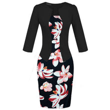 Women One-Piece Faux Jacket 2016 Bodycon Women Fashion Sheath Dress Office Lady Patchwork Tunic Knee Length Work Pencil Dresses