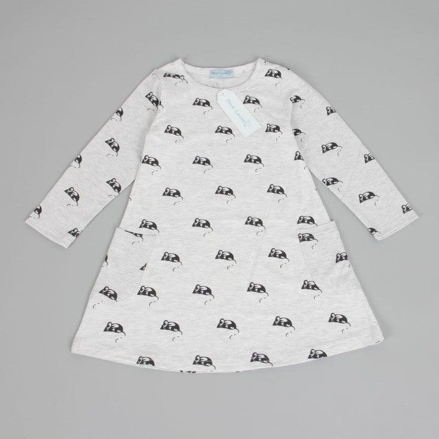 Bear Leader 2016 New Girls Clothing Dresses Cartoon Mouse Autumn&Winter &Spring Style Children Princess Dresses Kids Clothes