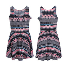 2017 New Sexy Women dress Cartoon Casual Dress Adventure Time SKATER DRESS Pleated Sun Dress