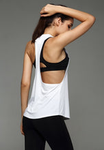 8 Colors Summer Sexy Women's Tank Tops Quick Drying Loose Brethable Fitness Sleeveless Vest Workout Top Exercise T-shirt 1033