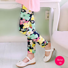 girl pants new arrive printing Flower girls leggings Toddler Classic Leggings  2-14Ybaby girls leggings kids leggings