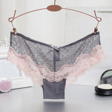 Women Sexy Lace Panties   Women's Low Waist Cotton Briefs Underwear  Thongs  sexy lace underwear women
