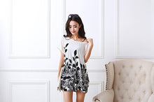 2017 new women T Shirt Dress Plus Size Women mini dress short sleeve Loose Casual Tops print tunic dresses large big  4xl 5xl