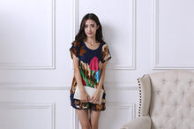 2017 new women T Shirt Dress Plus Size Women mini dress short sleeve Loose Casual Tops print tunic dresses large big  4xl 5xl