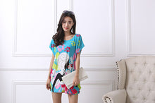 2017 new women T Shirt Dress Plus Size Women mini dress short sleeve Loose Casual Tops print tunic dresses large big  4xl 5xl