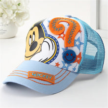 Fit 2-8 Years Baseball Caps For Kids Mouse Mesh Cartoon Hip Hop Boys Girls Caps Summer Sun Hat Children Snapback Casquette