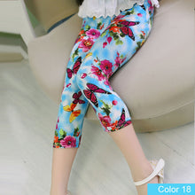 Hot summer 2016 kids new arrive 7th fashion girls leggings print flowers girls pants childrens trousers