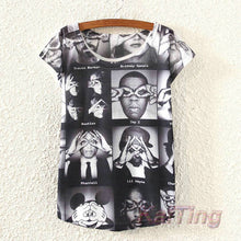 KaiTingu 2017 Brand New Fashion Spring Summer Harajuku Women T Shirt Tops Cute Eiffel Tower Print T-shirt For Women Ladies