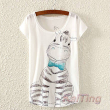 KaiTingu 2017 Brand New Fashion Spring Summer Harajuku Women T Shirt Tops Cute Eiffel Tower Print T-shirt For Women Ladies
