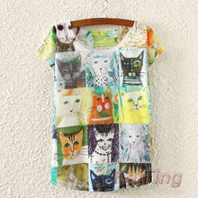 KaiTingu 2017 Brand New Fashion Spring Summer Harajuku Women T Shirt Tops Cute Eiffel Tower Print T-shirt For Women Ladies