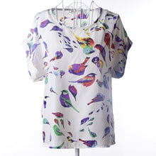 2017 Batwing Sleeve Women Blouses Clothing Casual Chiffon Shirt Blusas Tops Heart Animal Stripe Leopard Print Pattern Plus size