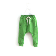 Baby Boys Kids Child Soft Cotton Autumn Casual Harem Pants Bottoms Trousers 2-7Y