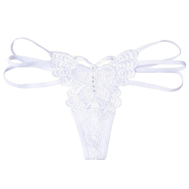 Sexy Cotton Women's Panties Solid Cute Butterfly Women Underwear Thongs New Arrival