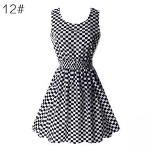 S M L XL XXL XXXL 2016 Summer Women Casual Bohemian Floral Sundress Printed Sleeveless Beach Chiffon Dress