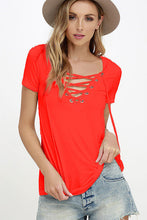 Fashion Women T-shirts Short Sleeve Sexy Deep V Neck Hollow Out  T Shirt Women Casual Lace Up Basic Female Tops 5XL Plus Size