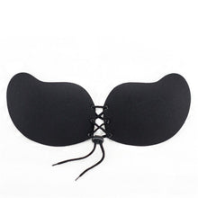 Women Front Lacing Silicone Push Up Bra Sexy Adhesive Stick On Gel Invisible Bras Strapless Backless Bra Cup A-D