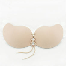 Women Front Lacing Silicone Push Up Bra Sexy Adhesive Stick On Gel Invisible Bras Strapless Backless Bra Cup A-D