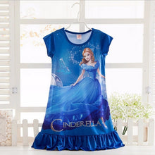 Elsa Dress Snow Queen Kids Summer Cartoon Anna Flounced Dresses For Girls Party Princess Cinderella Costume Children's Clothes