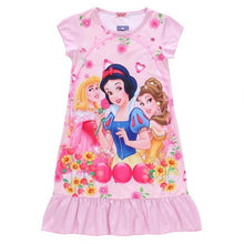 Elsa Dress Snow Queen Kids Summer Cartoon Anna Flounced Dresses For Girls Party Princess Cinderella Costume Children's Clothes