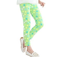 Newest Baby Kids Girls Leggings Pants Flower Floral Printed Elastic Long Trousers 2-14Y