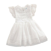 Summer Toddler Girls Baby Kids Lace Tulle Dress Floral Princess Tutu Dress 2-7Y