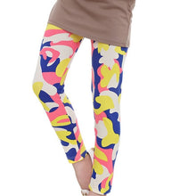 Baby Kids Girls Leggings Pants Flower Floral Printed Elastic Long Trousers 2-14Y