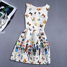 lady styles Girl Dress Summer Kids Vest Dress Girls Sleeveless Dresses Butterfly Print Girl Princess Dresses Party Girl Clothes