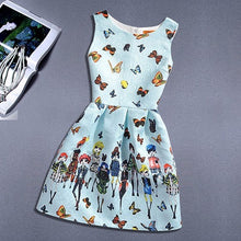 lady styles Girl Dress Summer Kids Vest Dress Girls Sleeveless Dresses Butterfly Print Girl Princess Dresses Party Girl Clothes