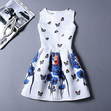 lady styles Girl Dress Summer Kids Vest Dress Girls Sleeveless Dresses Butterfly Print Girl Princess Dresses Party Girl Clothes