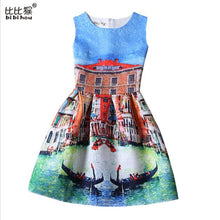 lady styles Girl Dress Summer Kids Vest Dress Girls Sleeveless Dresses Butterfly Print Girl Princess Dresses Party Girl Clothes