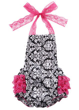 Infant Baby Girl Clothes Lace Floral Sleeveless Backless Bodysuit Jumpsuit Cake Sunsuit Outfits 0-18M