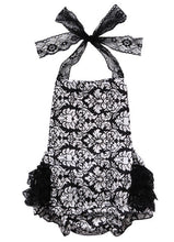 Infant Baby Girl Clothes Lace Floral Sleeveless Backless Bodysuit Jumpsuit Cake Sunsuit Outfits 0-18M