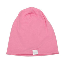 Fashion Solid Bonnet Enfant Kids Hat Baby Boy Girl Baby Hat Infant Cotton Blends Baby Winter Hat Soft Warm Baby Cap Beanie A02