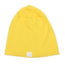 Fashion Solid Bonnet Enfant Kids Hat Baby Boy Girl Baby Hat Infant Cotton Blends Baby Winter Hat Soft Warm Baby Cap Beanie A02