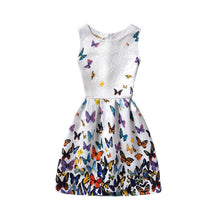 lady styles Girl Dress Summer Kids Vest Dress Girls Sleeveless Dresses Butterfly Print Girl Princess Dresses Party Girl Clothes