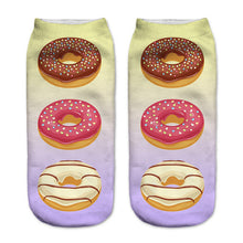 Zohra Neon Socks 3D Printing Female Socks Women Low Cut Ankle Socks Calcetines Mujer Casual Hosiery Printed Sock