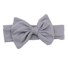 Lovely Girls Cotton Headband Solid Hair Bows Headbands For Kids 2017 New Arrival Newborn Kids Cotton Hair Accessories