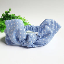 kids Girls Bow Hairband Turban Knot Rabbit Ear Headband Cotton Headwear 6475