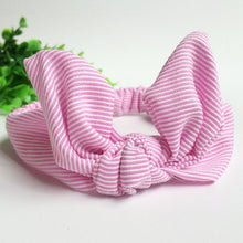 kids Girls Bow Hairband Turban Knot Rabbit Ear Headband Cotton Headwear 6475