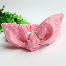 kids Girls Bow Hairband Turban Knot Rabbit Ear Headband Cotton Headwear 6475