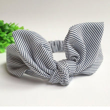 kids Girls Bow Hairband Turban Knot Rabbit Ear Headband Cotton Headwear 6475