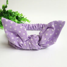 kids Girls Bow Hairband Turban Knot Rabbit Ear Headband Cotton Headwear 6475