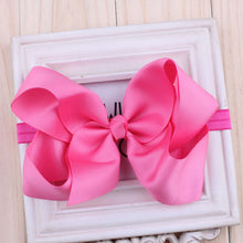 TWDVS Newborn Headwear Big Bows  Flower Headband  Hair Elastic Bow Headbands Hair band kids Children Hair Accessories W--017