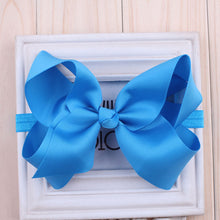 TWDVS Newborn Headwear Big Bows  Flower Headband  Hair Elastic Bow Headbands Hair band kids Children Hair Accessories W--017